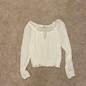 White Hollister Blouse